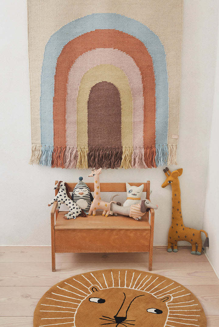 OYOY Lion Rug - Caramel