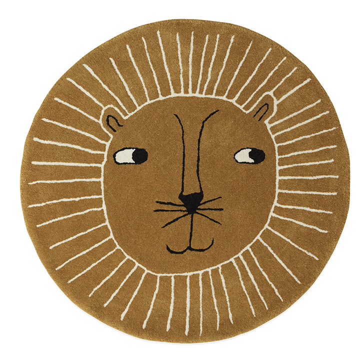 OYOY Lion Rug - Caramel