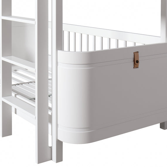 Oliver Furniture Wood Mini+ Low Bunk Bed - White