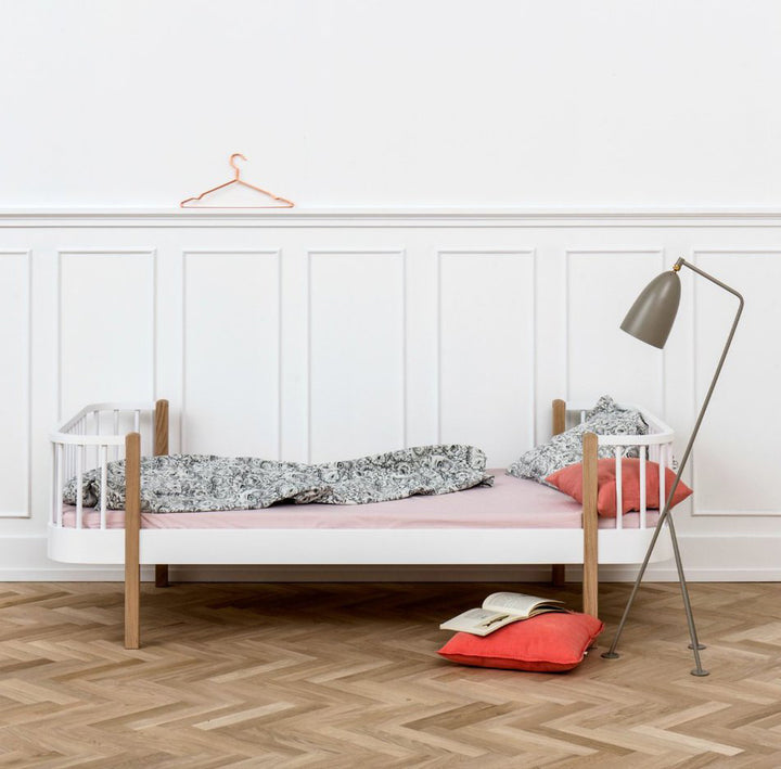 Oliver Furniture Wood Kinder-Einzelbett - Weiß/Eiche