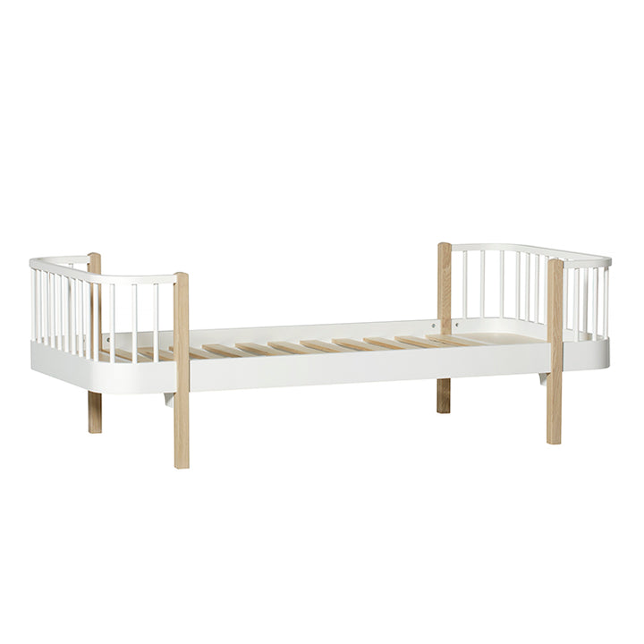 Oliver Furniture Wood Kinder-Einzelbett - Weiß/Eiche