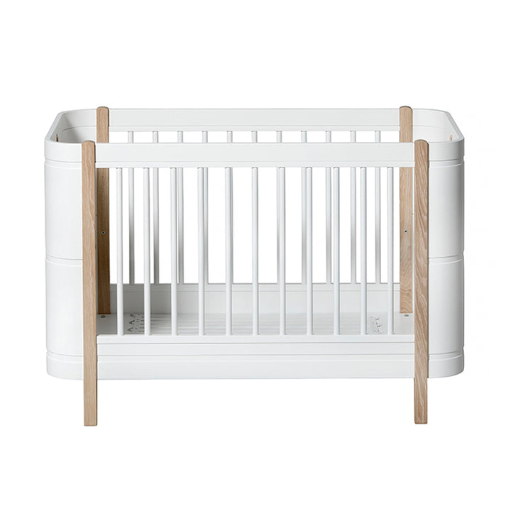 Oliver Furniture Wood Mini+ Kinderbett (0–9 Jahre) – Weiß/Eiche