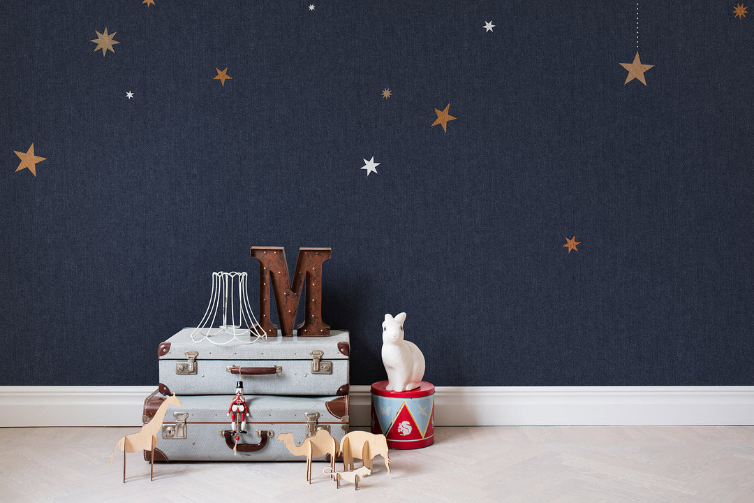 Kids Custom Wall Mural - Stargazing