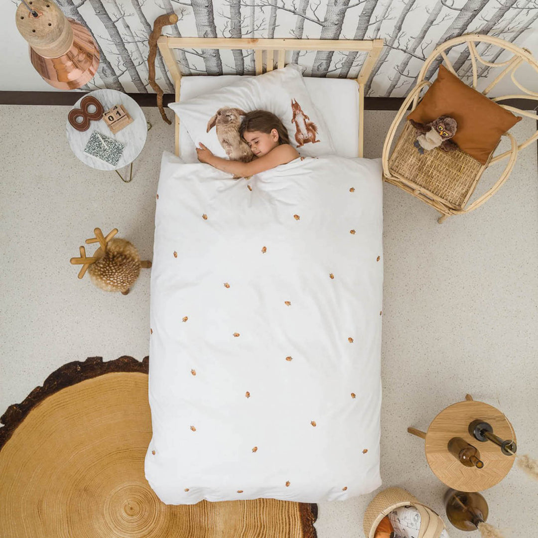 Snurk Furry Friends Organic Bedding Set