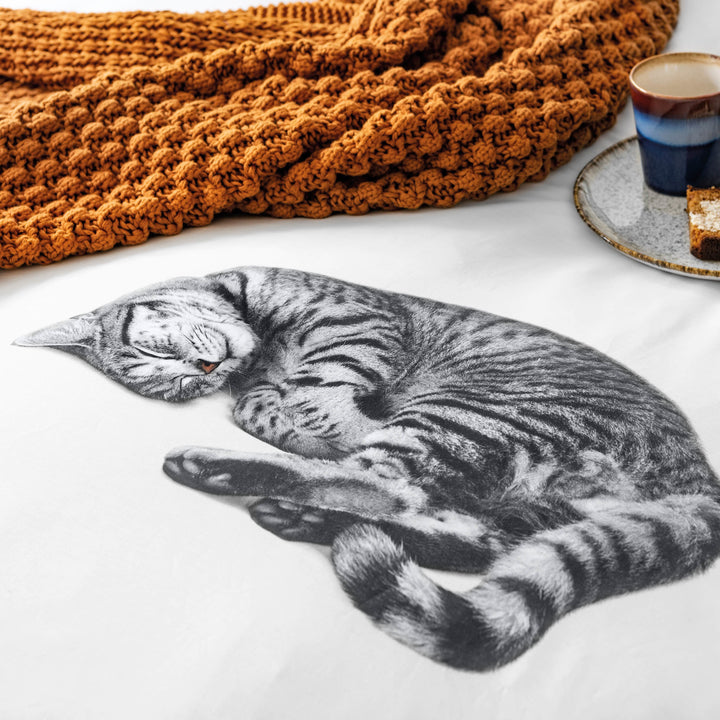 Snurk Ollie Cat Organic Bedding Set