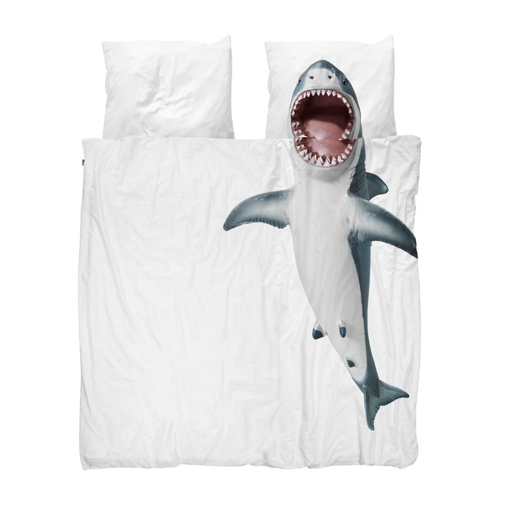 Snurk Shark Organic Bedding Set