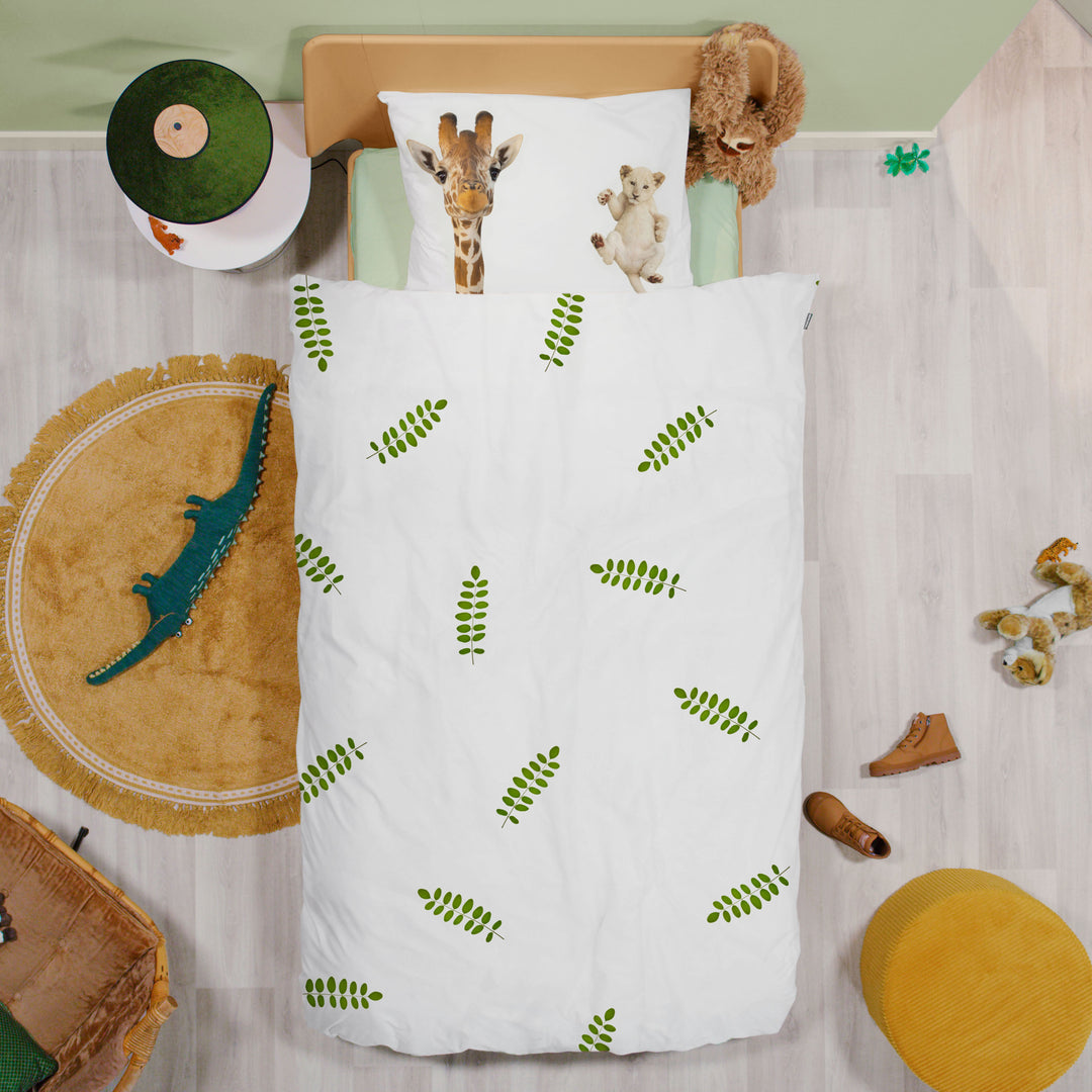 Snurk Wild Friends Organic Bedding Set