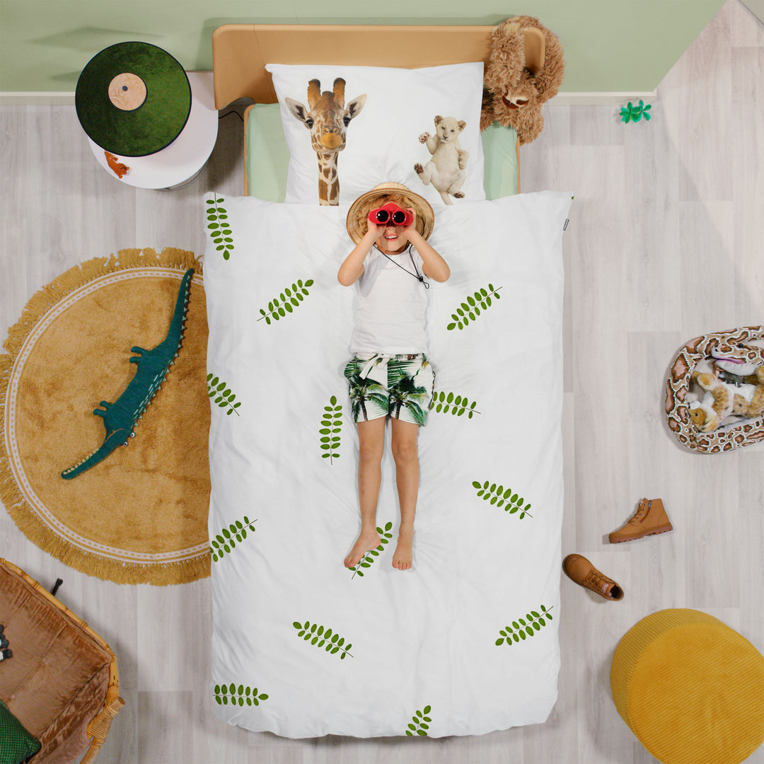 Snurk Wild Friends Organic Bedding Set