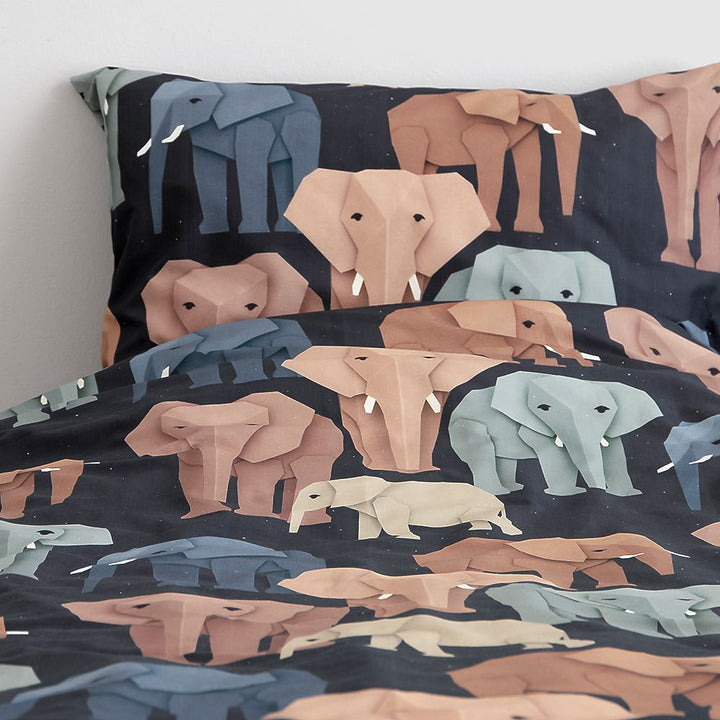 Elephant Bedding Set - Single