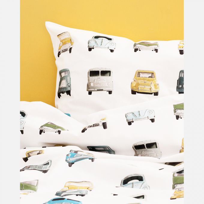 Vintage Cars Bedding Set - Single