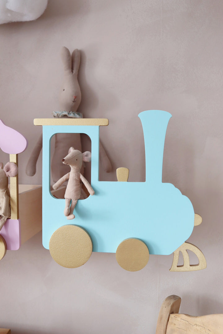 Up Warsaw The Fantasy Express Train Shelf - Pastel Pink