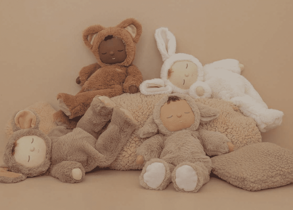 Olli Ella Cozy Dozy Dinkum Dolls - Bunny Moppet