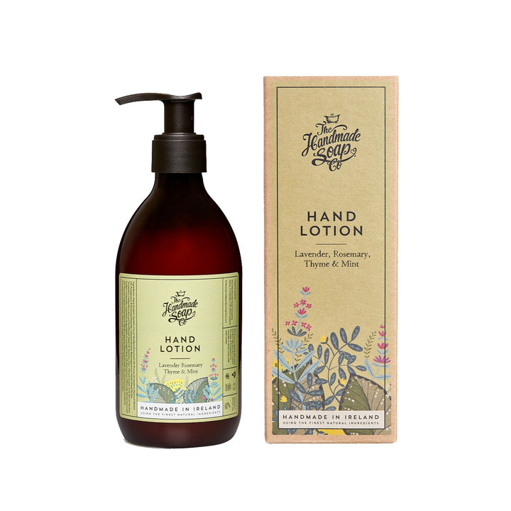 Lotion pour les mains de The Handmade Soap Company – Lavande, romarin, thym et menthe