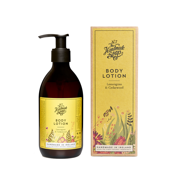 Lotion pour le corps de The Handmade Soap Company – Citronnelle et bois de cèdre