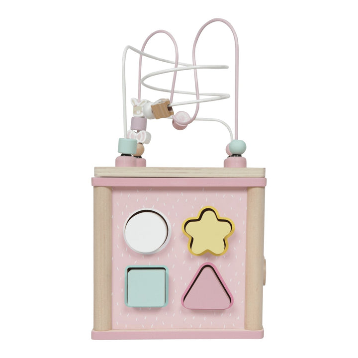 Little Dutch Wooden Activity Cube - Pink