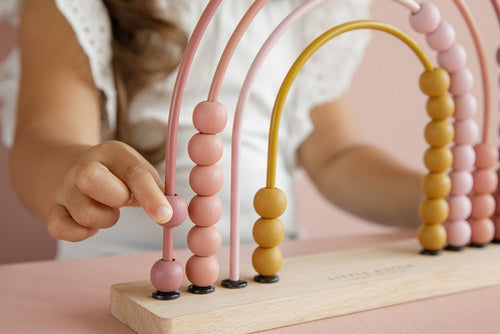 Little Dutch Rainbow Abacus - Pink