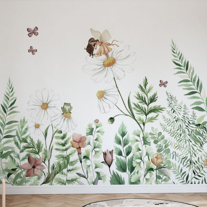 Kids Custom Wall Mural - Fairy Garden